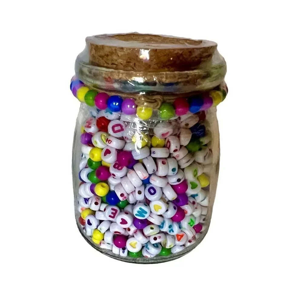 NWT Jewelry Made By Me DIY Bead Kit Jar 